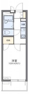 レオパレス曙の間取り画像