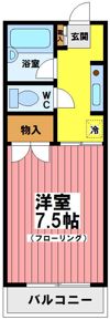 アゼリアハイツの間取り画像
