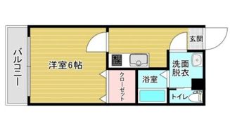 スリム九工大前の間取り画像
