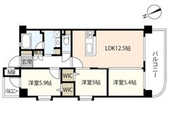 ヴィレッタ舟入南の間取り画像