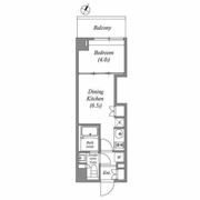 ラクレイス横濱関内の間取り画像