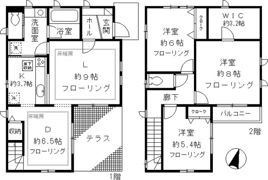 メイプルコート Aの間取り画像