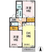 セジュール荒谷川Ⅱの間取り画像