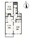 グリーンヒルズ Aの間取り画像