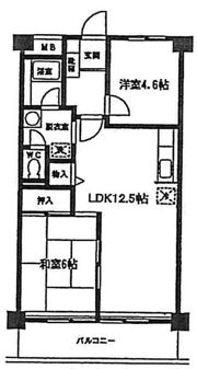 森田マンション1号棟の間取り画像