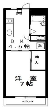パレドールⅡの間取り画像