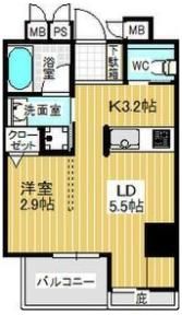 セレニティー星ヶ丘の間取り画像