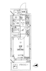 パレステュディオ目黒東の間取り画像