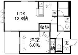 グランドゥール武蔵境の間取り画像
