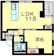 ジュネス荻窪の間取り画像