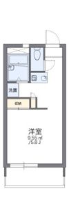 レオパレスグリーンハイツCの間取り画像