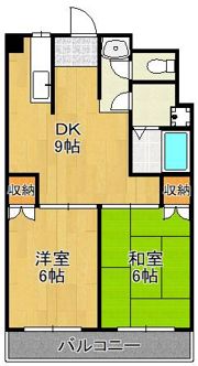 苅田グリーンマンションの間取り画像