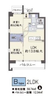 カーサ天神の間取り画像