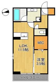 LAZO行橋の間取り画像