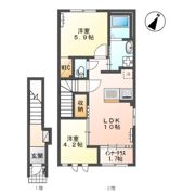 ウィステリアの間取り画像