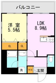 Reve de H 京町（レーヴドゥアッシュキョウマチ）の間取り画像