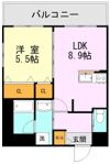 Reve de H 京町（レーヴドゥアッシュキョウマチ）の間取り画像