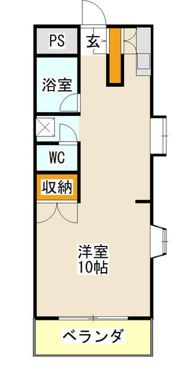 メゾン新栄Ⅲの間取り画像