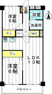クロックタワー植田の間取り画像