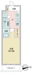 KDXレジデンス今池(旧ISM今池)の間取り画像