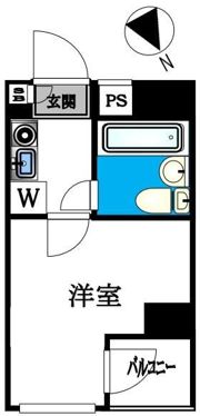 TOP横浜蒔田の間取り画像