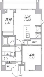 ASYLCOURT麻布十番の間取り画像