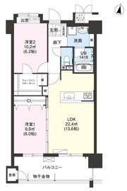 ニューガイア飯塚北の間取り画像