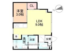 BASE稲荷元町の間取り画像