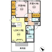 リーブルⅡ B棟の間取り画像