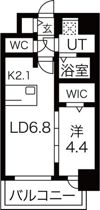 メイクスWアート今池Ⅲの間取り画像