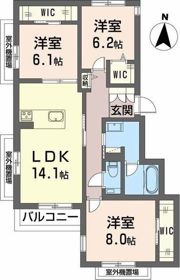 アリオン桜山の間取り画像
