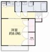 庭瀬メゾンCの間取り画像