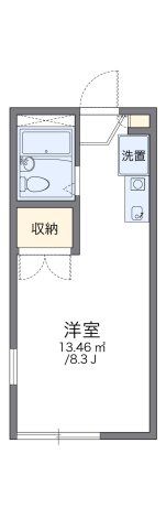 レオパレスめぐみの間取り画像