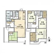 新川戸建の間取り画像