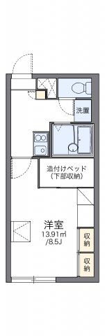 レオパレスツインズBの間取り画像