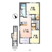 東森田2丁目新築アパートの間取り画像