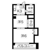 鶴マンションの間取り画像