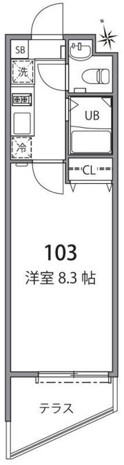 モンシャトー高井戸の間取り画像
