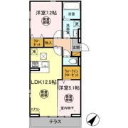 メゾンマグノリア徳住Ⅱの間取り画像
