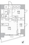 シーズンフラッツ大井町の間取り画像