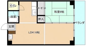 東洋コーポラスの間取り画像