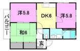 Sky Lark A棟の間取り画像