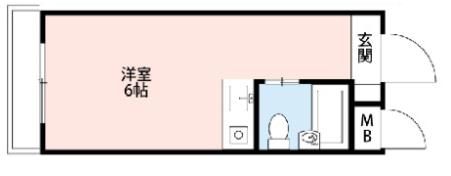 ハートハウス原木中山の間取り画像