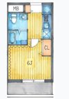 パークヒルズ新大阪willの間取り画像