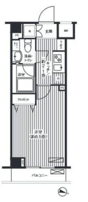 グランハイツ東中野の間取り画像