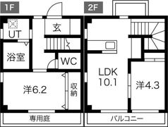 Edisynnus D・Eの間取り画像