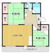 コーポラス霞B棟の間取り画像