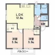 コーポ松久の間取り画像