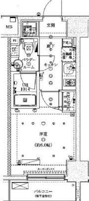 スパシエロッサ池袋の間取り画像