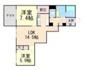Via Sole六甲道の間取り画像